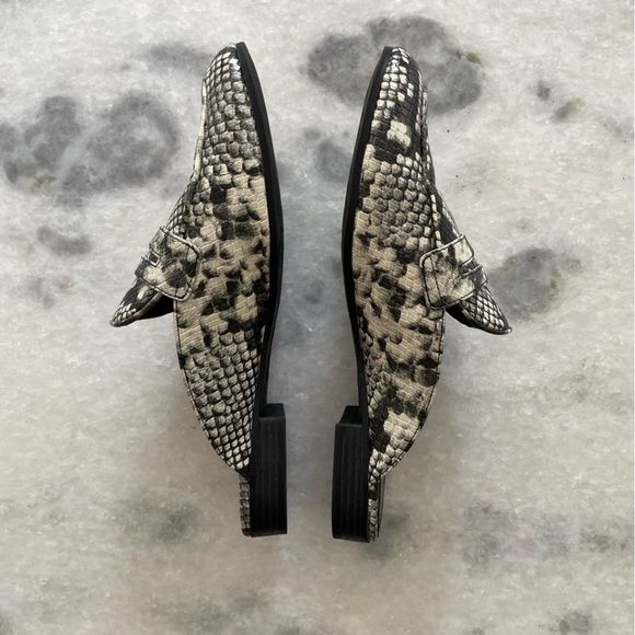 Circus by Sam Edelman - Harding Snakeskin Embossed Penny Loafer Mule - Picture 3 of 5